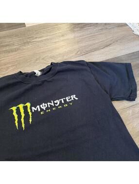 Vintage monster energy drink t shirt 00s S